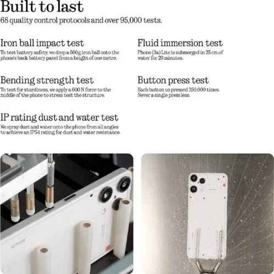 Nothing Phone (3a) Lite (White, 128 GB) (8 GB RAM)