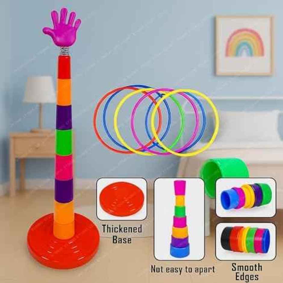 Storio 2-in-1 Ring Toss Game | Indoor Outdoor Fun Activity Game