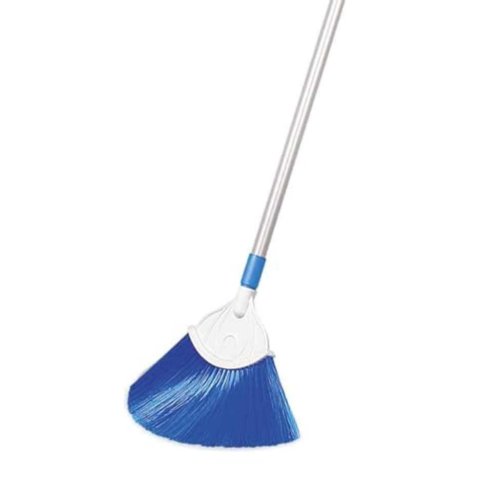 Cello Kleeno Cobweb Brush with Telescopic Rod, Blue | Soft Bristles for Gentle Effective Dusting