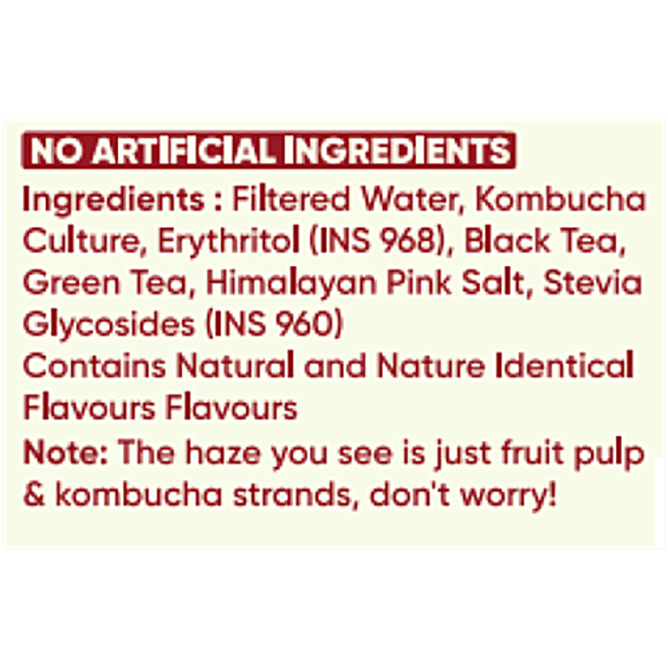 Toyo Kombucha Zero Sugar Cranberry | Non-Alcoholic Kombucha