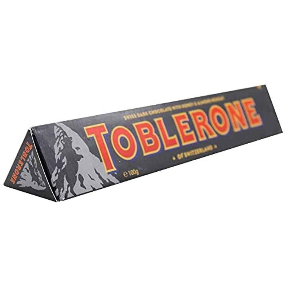 Toblerone Swiss Dark Chocolate With Honey & Almond Nougat