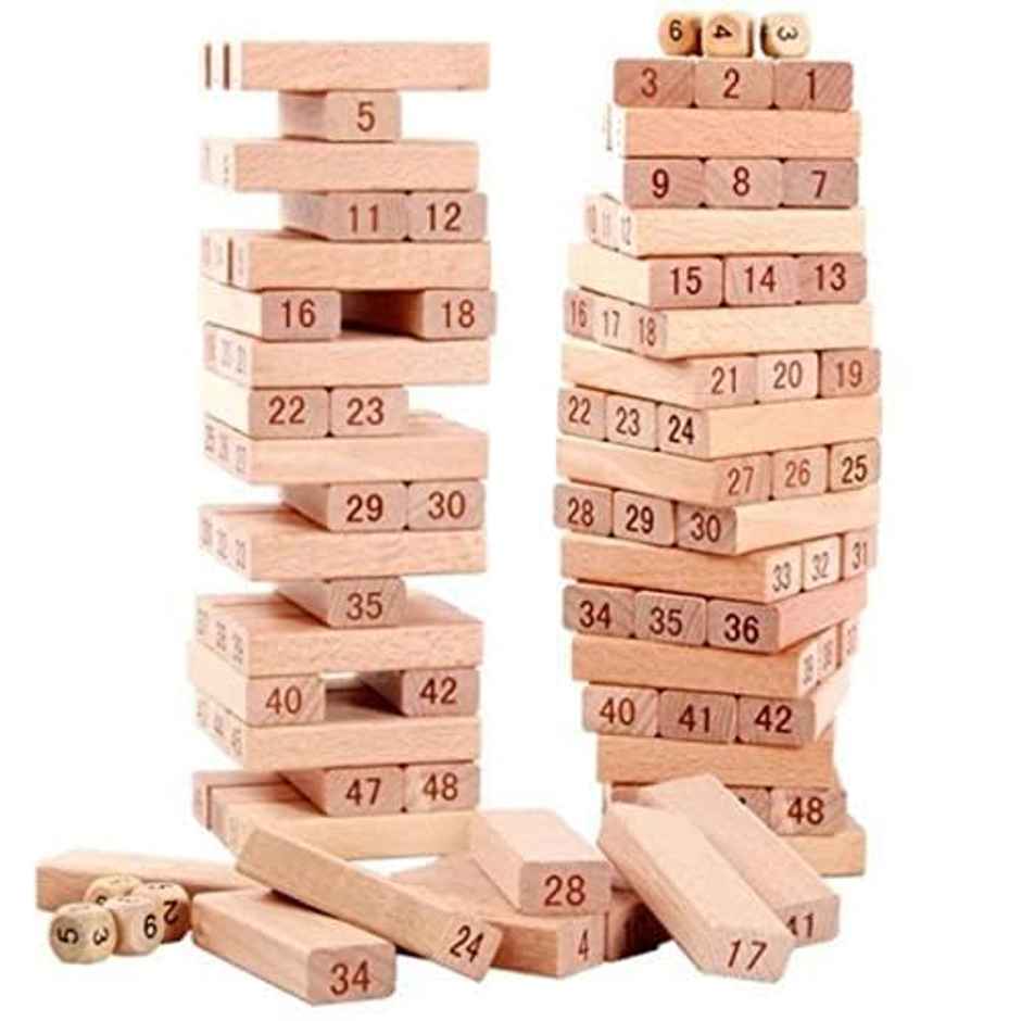 Storio Tumbling Tower Game | Tabletop Blocks Game