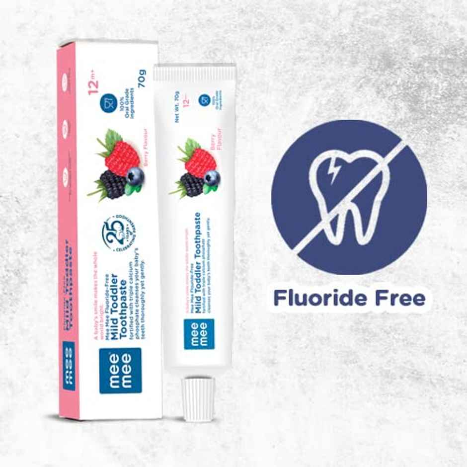  Mee Mee Fluoride-Free Baby Toothpaste for Kids | Best for Baby 1 years