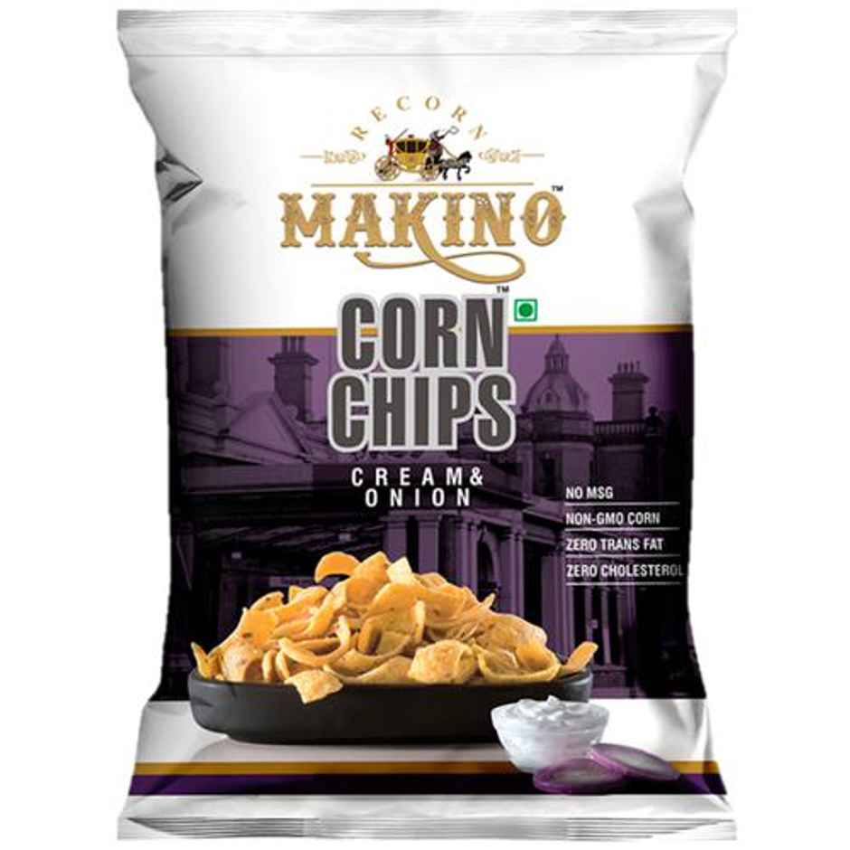 Makino Corn Chips - Cream & Onion