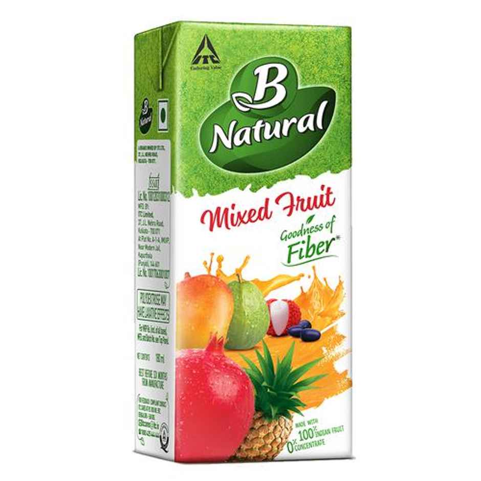 B Natural Mixed Fruit Juice, Rich in Vitamin C & E