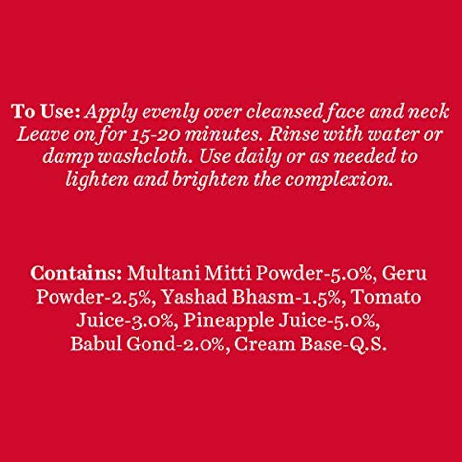 Biotique Fruit Brightening Depigmentation & Tan Removal Face Pack Tube