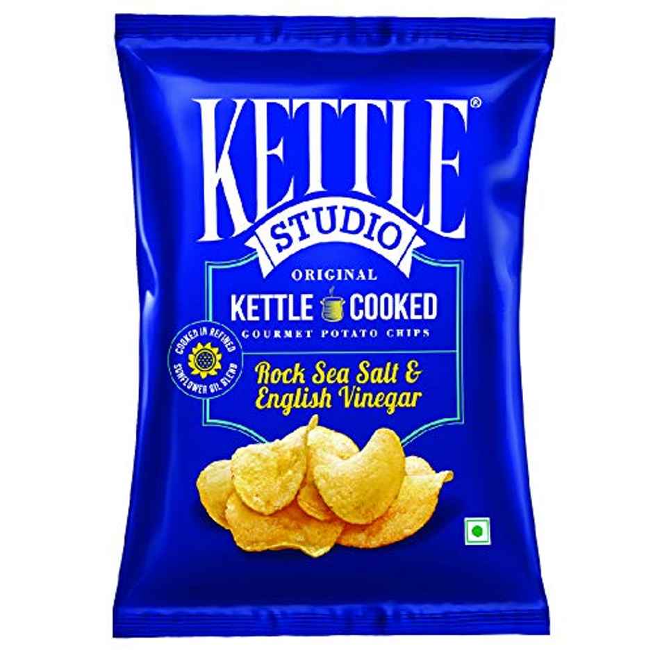 Kettle Studio Rock Sea Salt & English Vinegar Potato Chips
