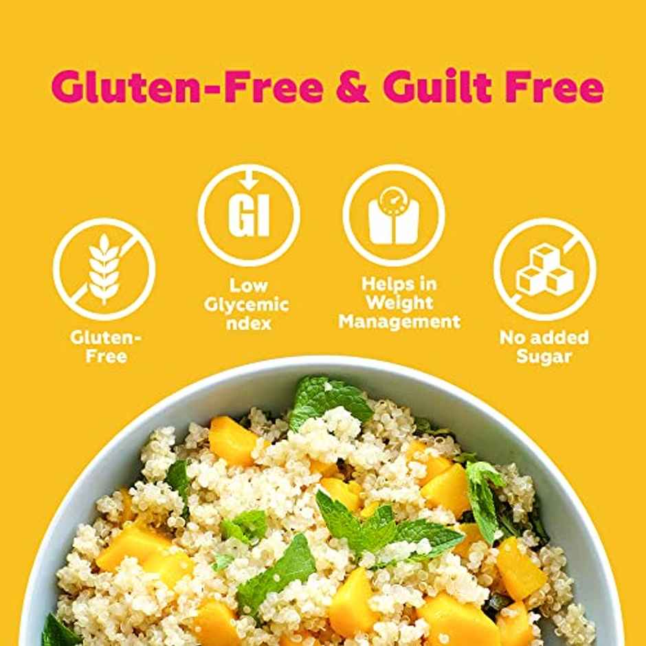 Yoga Bar Organic Quinoa, Gluten Free Quinoa Seeds,Rich in Protein & Fibre,Healthy Superfood