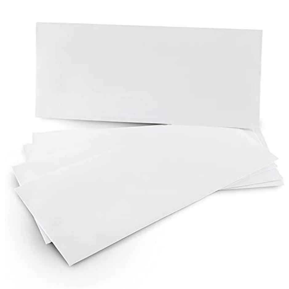 White Letter Size Envelope 9.5 x 4.5 Inch