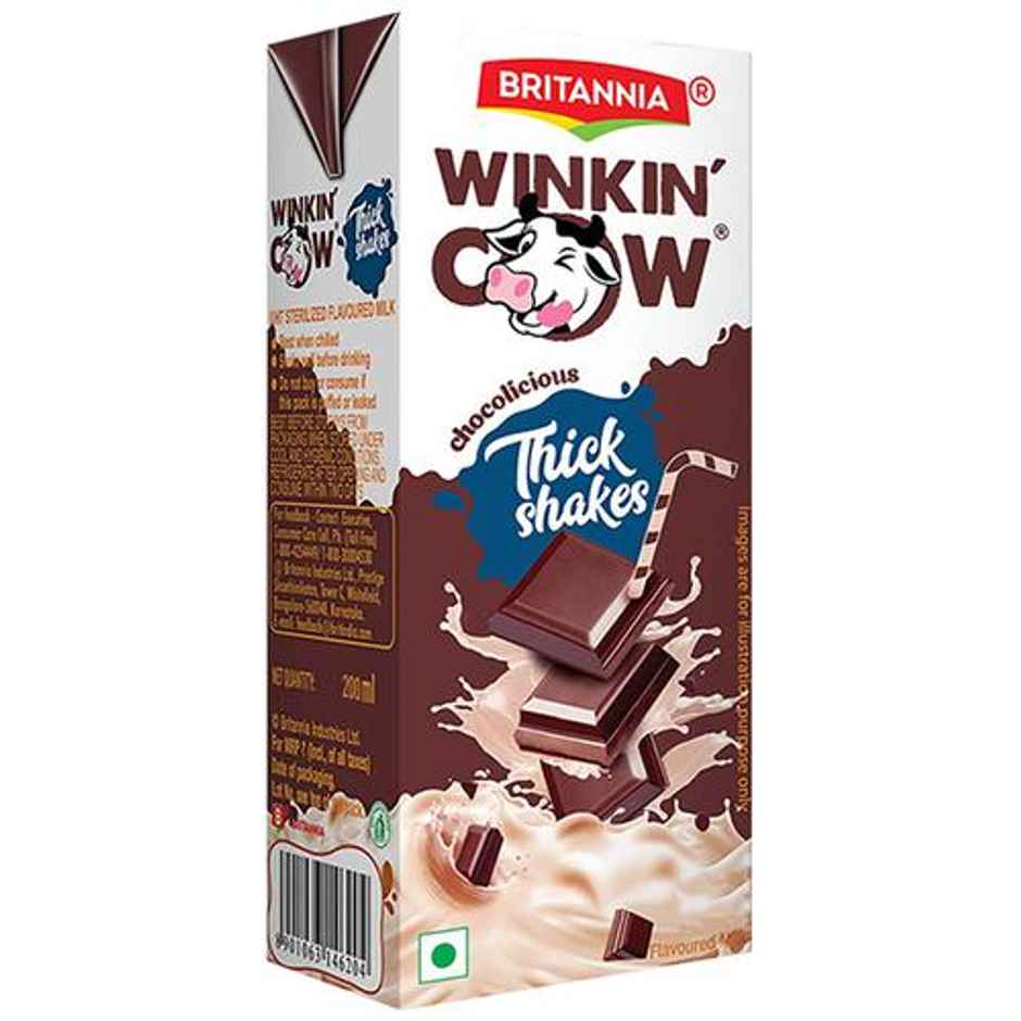 Britannia Winkin' Cow Chocolicious Thick Milkshake