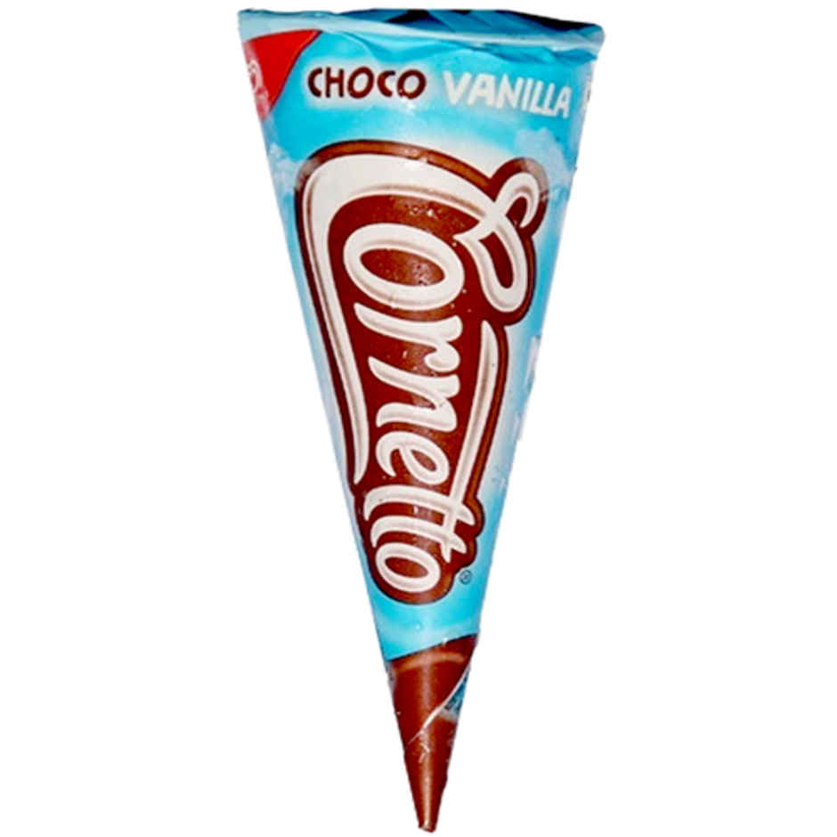 Kwality Wall's Cornetto Choco Vanilla Ice Cream Cone