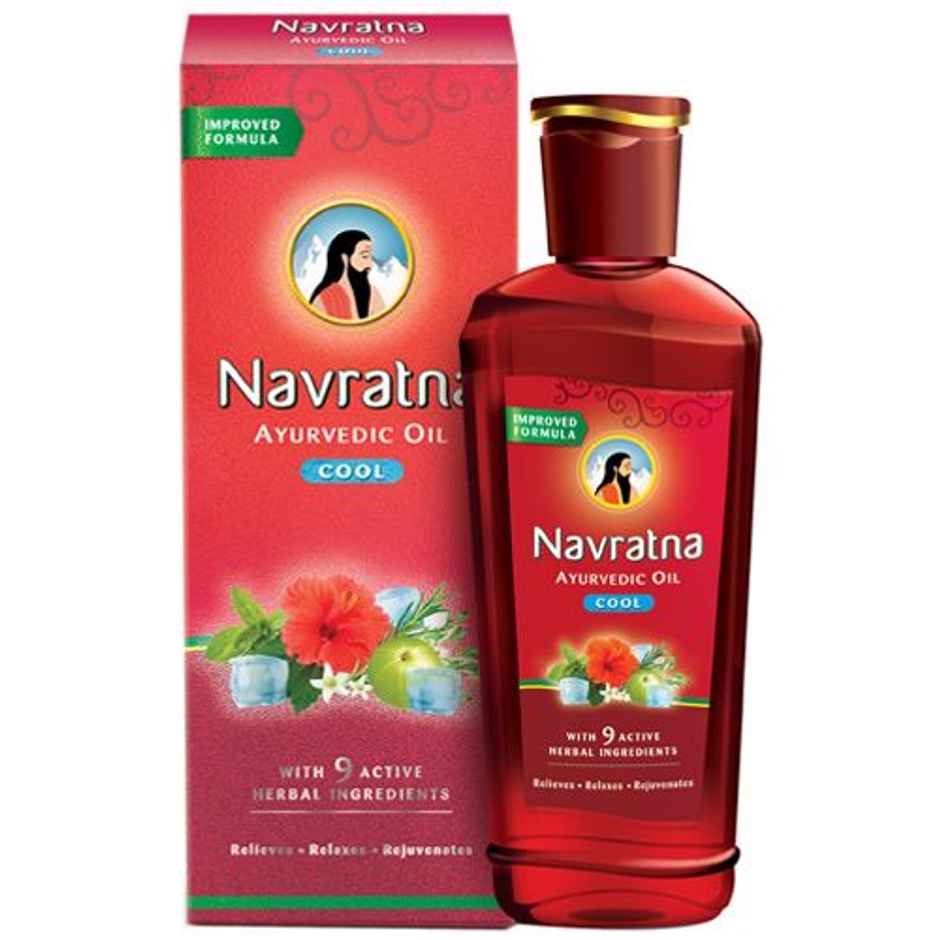 Navratna Cool Ayurvedic Hair Oil