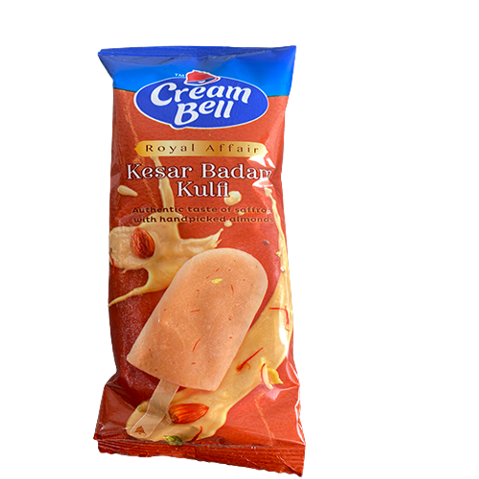 Cream Bell Kesar Badam Kulfi 