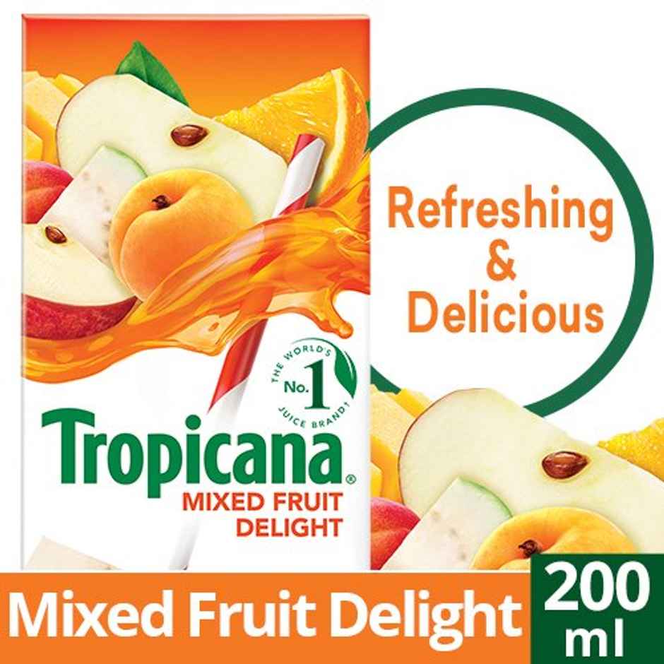 Tropicana Real Mixed Fruit Juice 200 ml Combo
