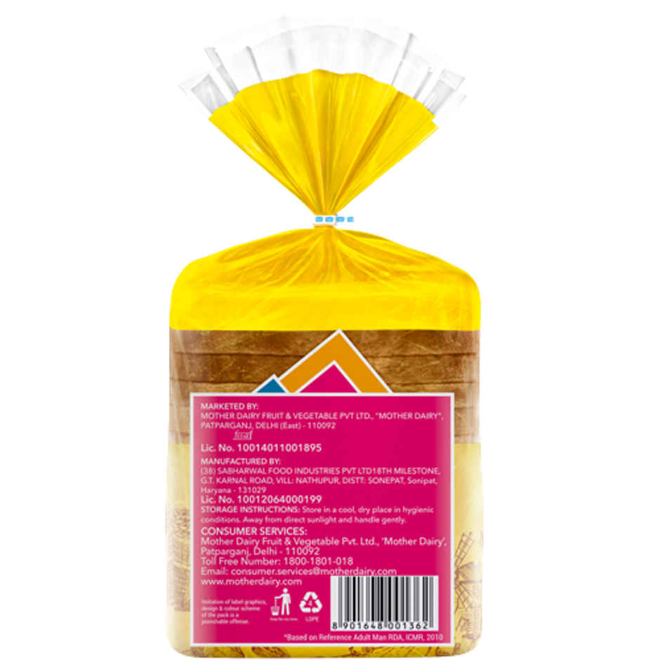 Mother Dairy Pure Whole Wheat Bread