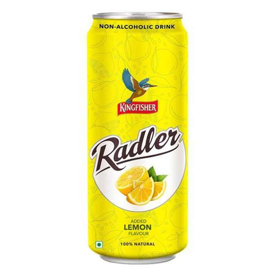 Kingfisher Radler Non Alcoholic Malt Drink - Lemon Can