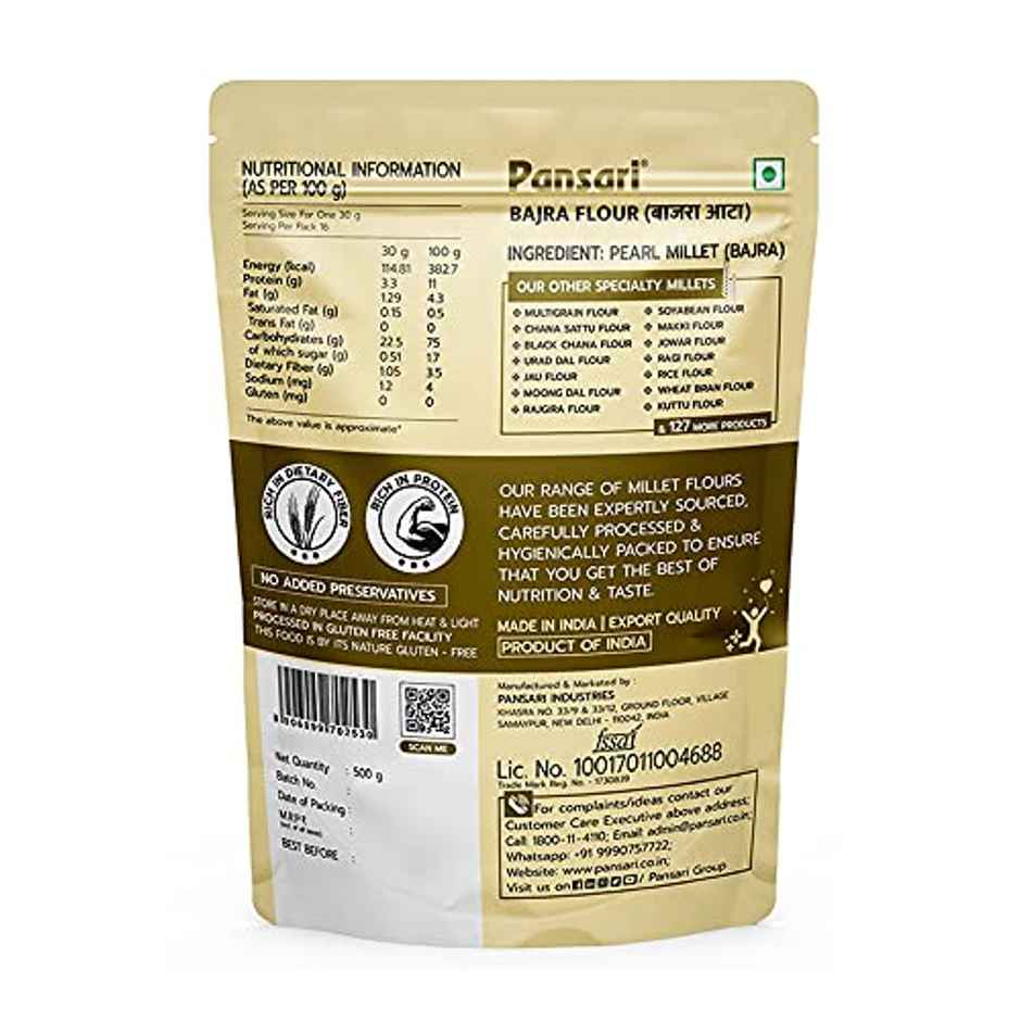 Pansari Bajra Atta - Pearl Millet
