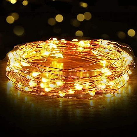  DesiDiya Copper 100 Fairy String LED Strip Lights