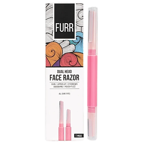 FURR By Pee Safe Dual Head Face Razor | Precise & Safe for All Skin Types