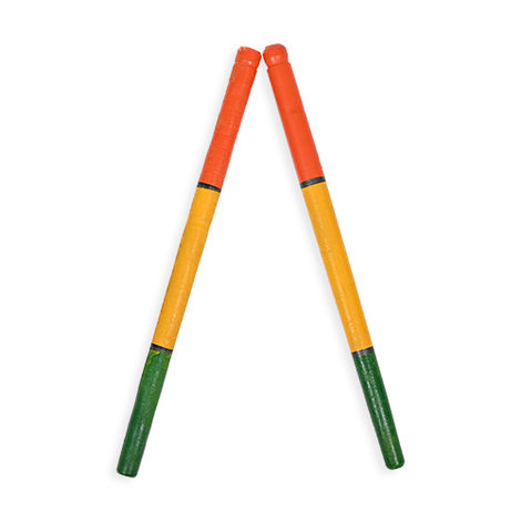 Navratri Wooden Dandiya Sticks | Traditional Garba Dandia Sticks | One Size | Satvik