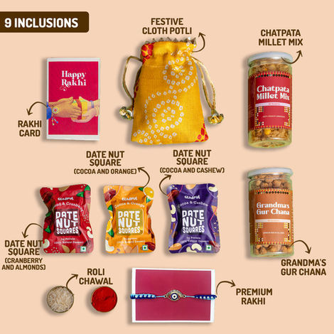 Gladful Festive Delights Rakhi Gift Box