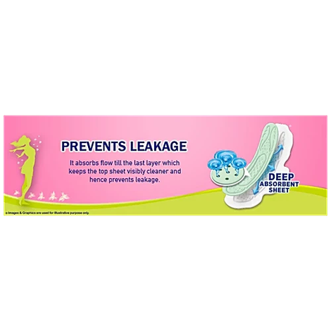 Sofy AntiBacteria XL+ Sanitary Pads |6 Layer Deep Absorption | 323mm