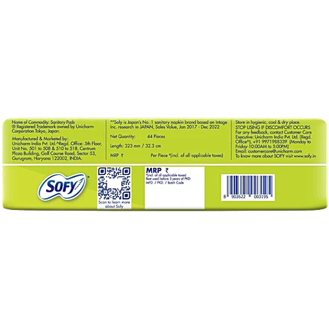 Sofy AntiBacteria XL+ Sanitary Pads |6 Layer Deep Absorption | 323mm