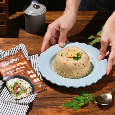 Gladful Ghee and Millets Upma