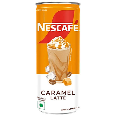 Nescafe Cafe Style Caramel Latte Cold Coffee