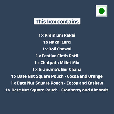 Gladful Festive Delights Rakhi Gift Box