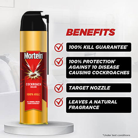 Mortein Cockroach Killer Spray with Deep-Reach Nozzle