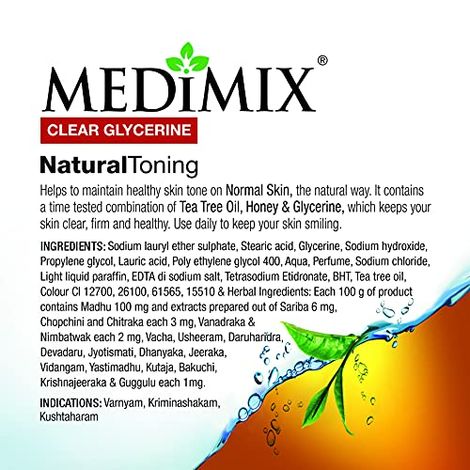Medimix Clear Glycee Natural Tonning Soap