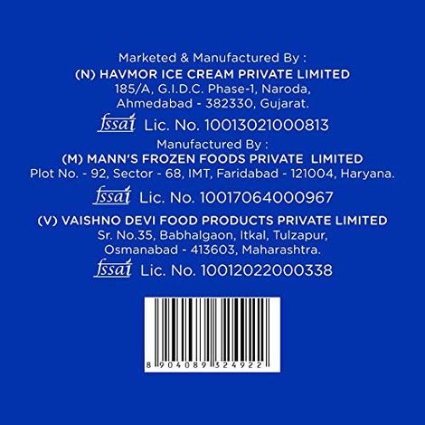 Havmor Nutty French Vanilla Ice Cream Cone