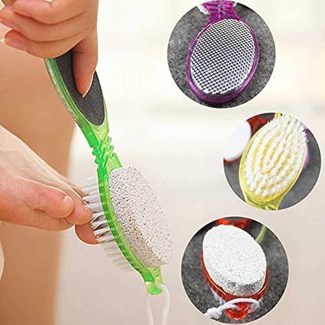 4 In 1 Foot Scrubber/ Pedicure Brush