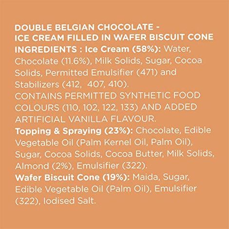 Havmor Double Belgian Choco Ice Cream Cone Combo