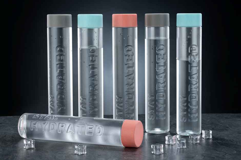 2Mech Plastic Bamboo Fridge Water Bottle