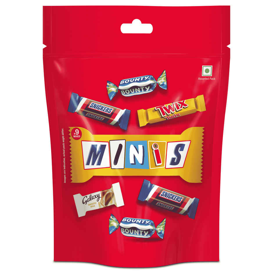 Snickers Best Of Our Minis Chocolate Gift Tin | Gifting Treat | Snickers (133g) & Snickers Best Of Minis Assorted Chocolates | Mini Pack (103500mg) & Snickers Best Of Minis Assorted Valentine Chocolate Pack (1pc) Combo