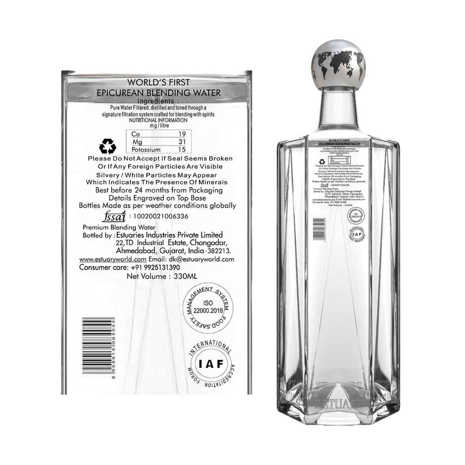 Estuary Vodka Blending Water