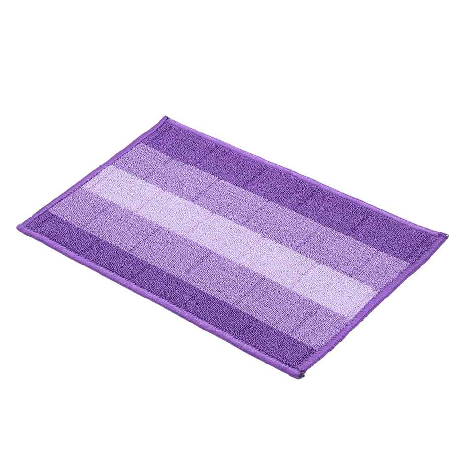 Status Iris Anti- Skid Floor Mat | 38 x 58 cm | Purple