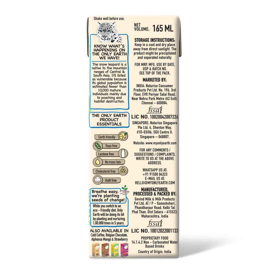 Only Earth Vanilla Oat Shake