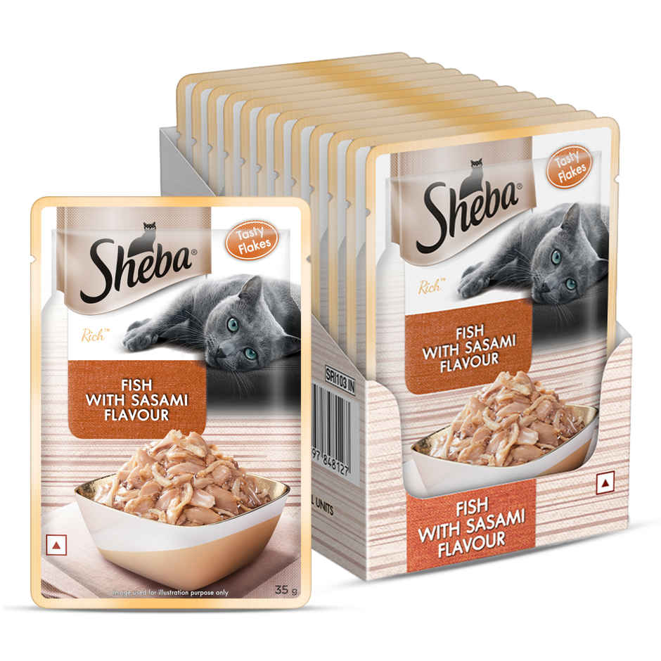Sheba Rich Adult Fish with Sasami Flavour Wet Cat Food