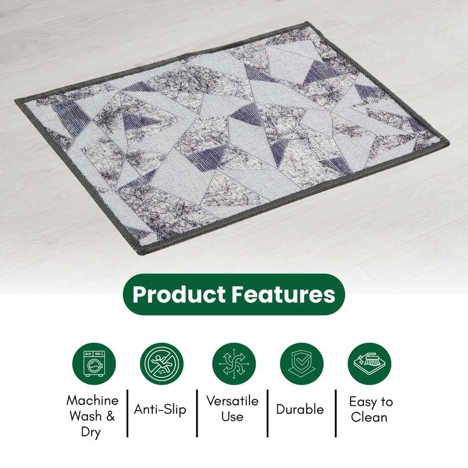 Status Anti- Skid Floor Mat | 40 x 60 cm | Grey