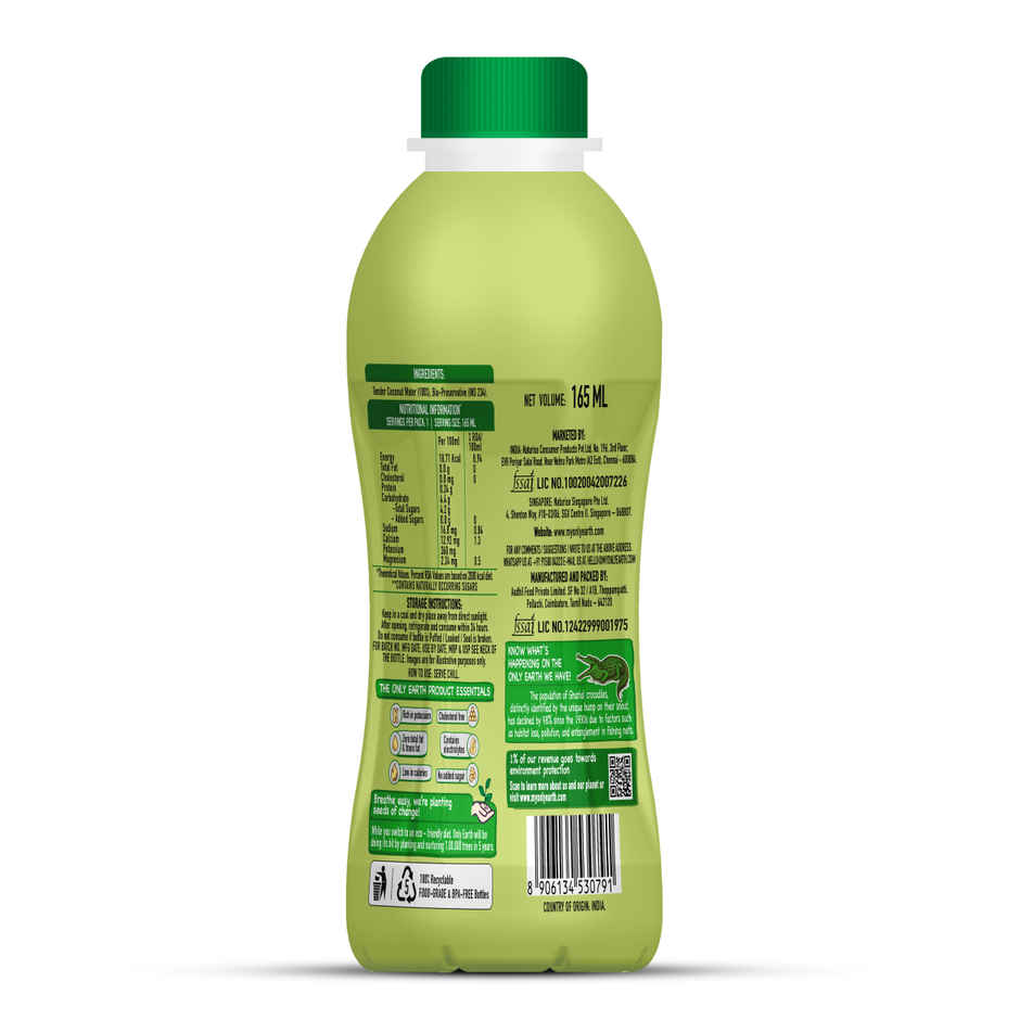 Only Earth Tender Coconut Water | Not From Concentrate | No Added Sugar & Low In Calories
