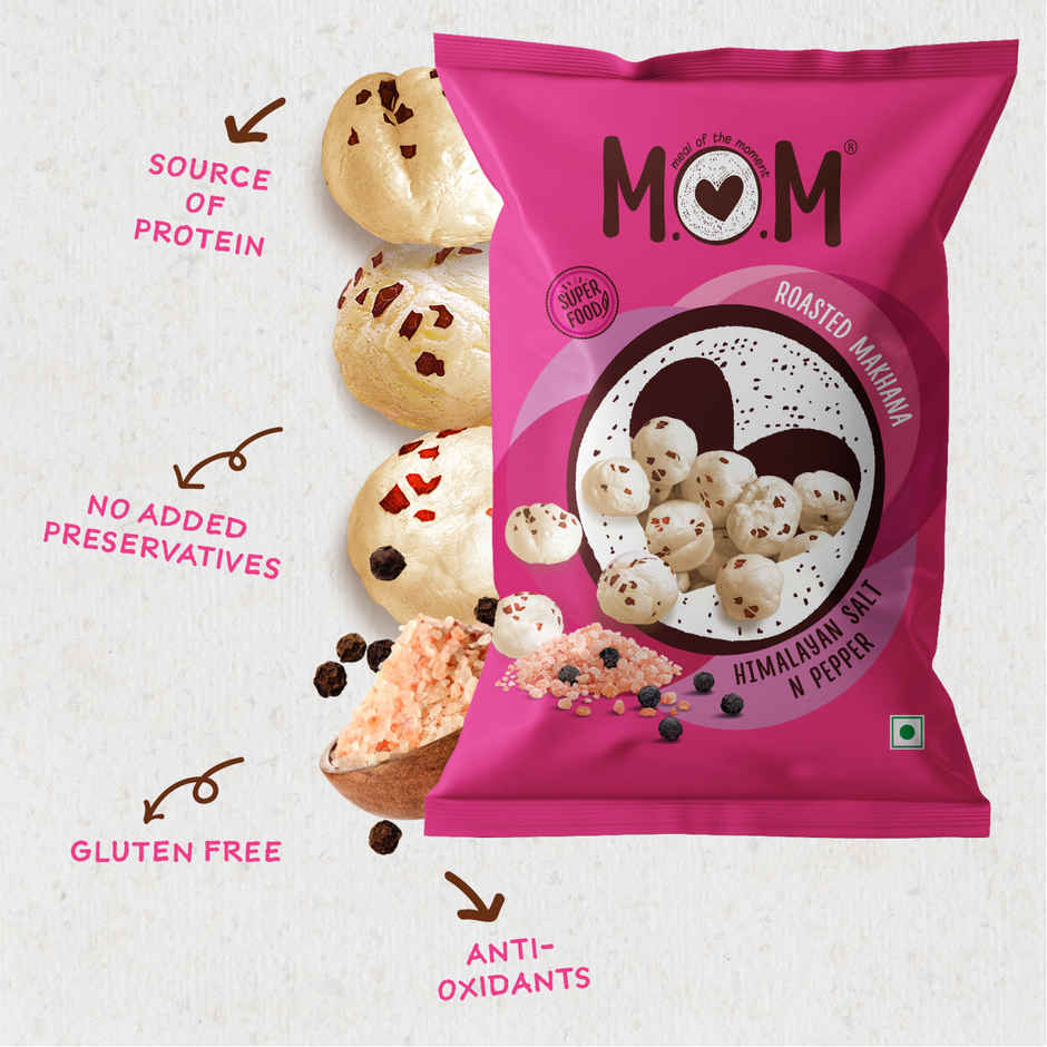 MOM Himalayan Salt & Pepper Roasted Makhana