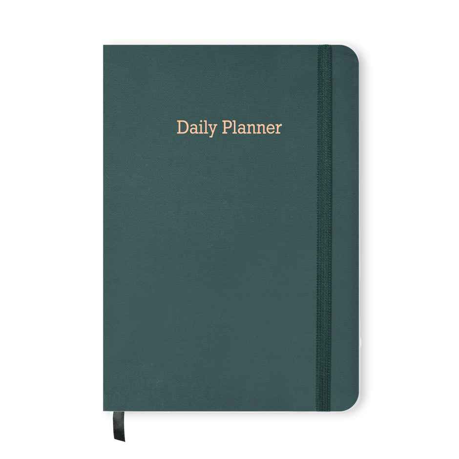 Papboo Executive Daily Planner For 3 Months (Green)
