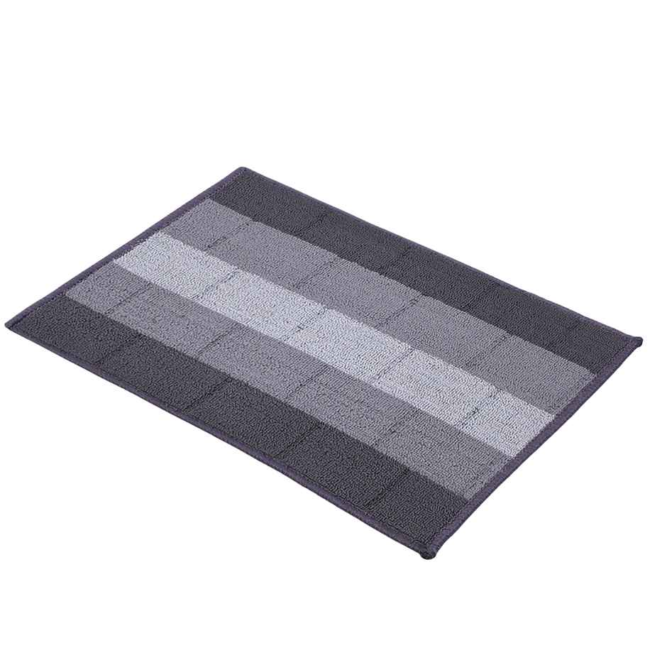 Status Iris Anti- Skid Floor Mat | 38 x 58 cm | Grey