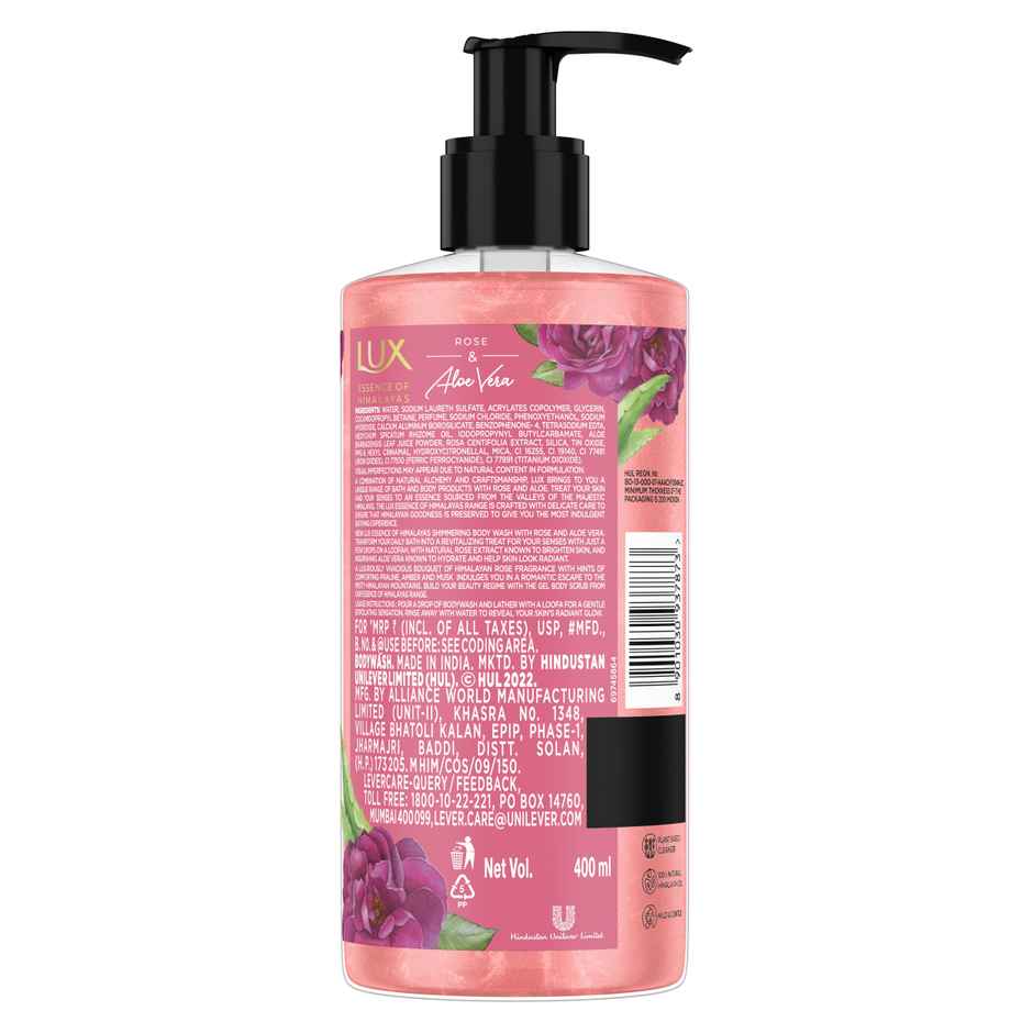 Lux Rose and Aloe Vera Shimmer Body Wash