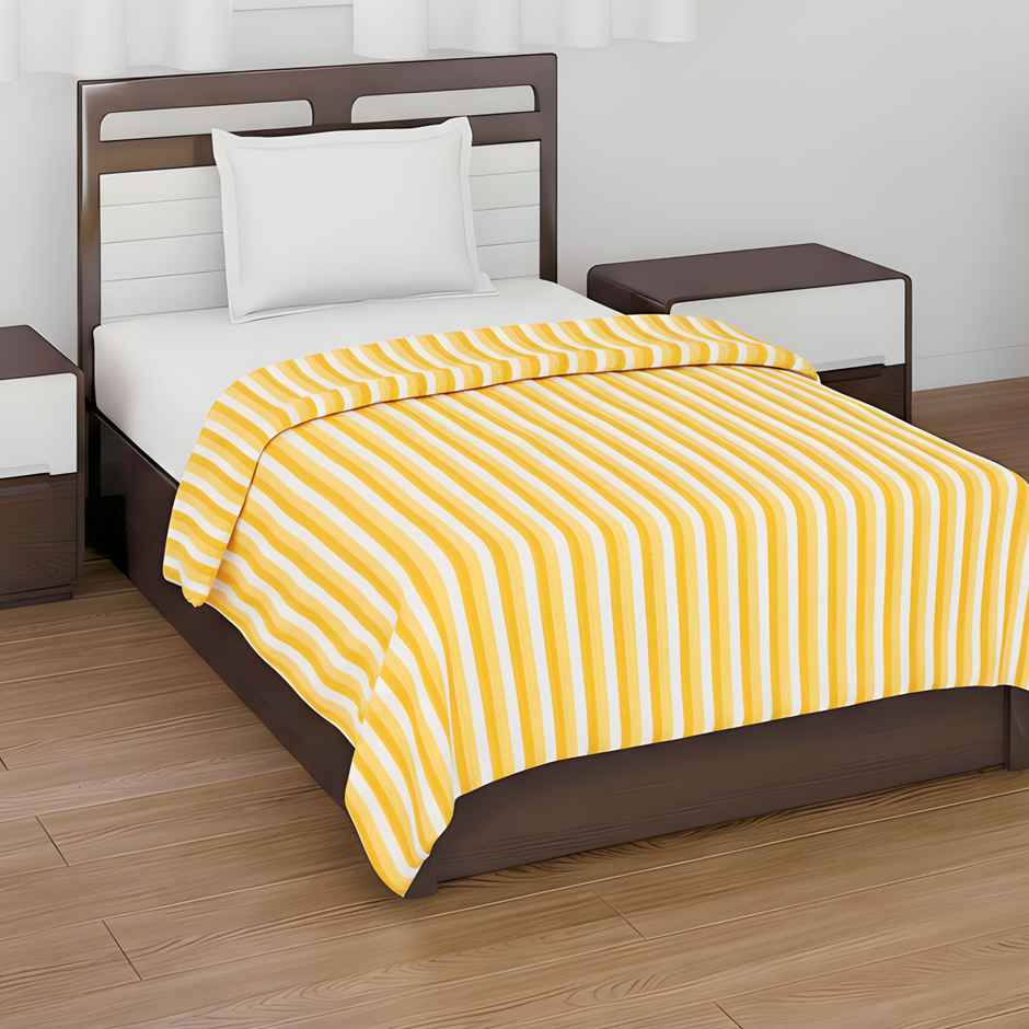 STATUS Polar Fleece | Yellow - 125 cm x 210 cm