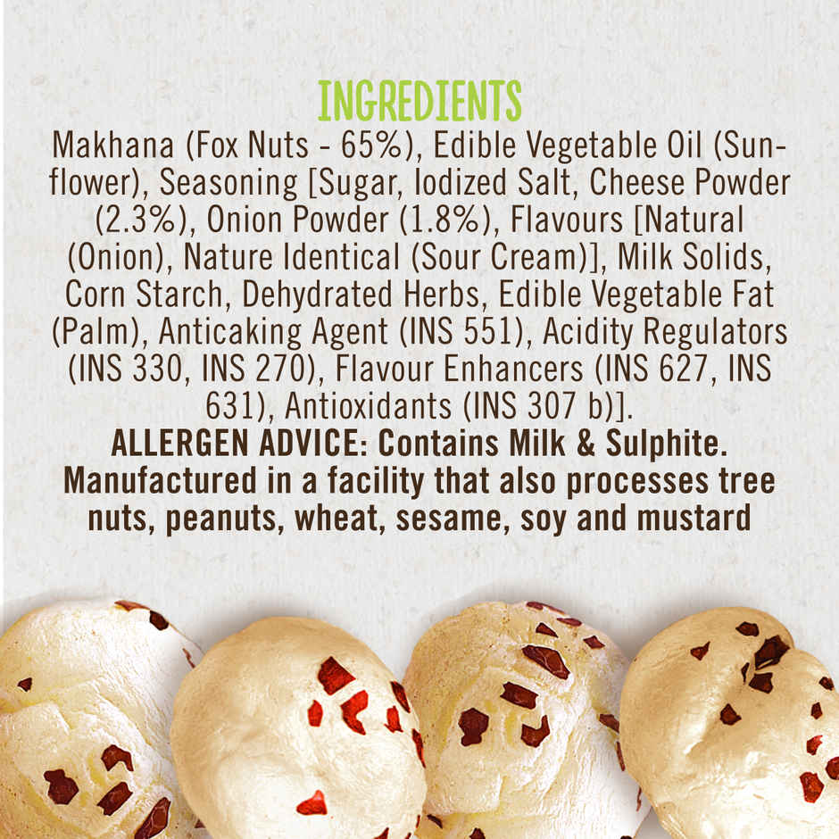 MOM Cream N Onion Roasted Makhana