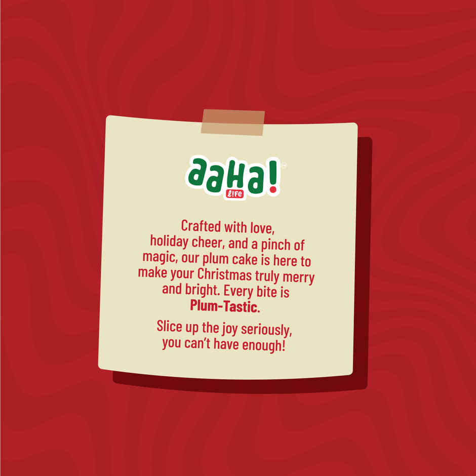 Aaha Premium Plum Cake | Eggless | Veg